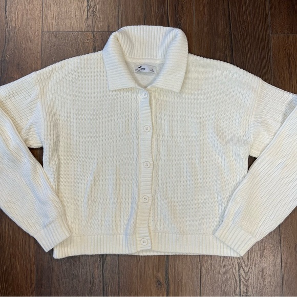 Hollister collard cardigan SZ LG - Picture 1 of 4